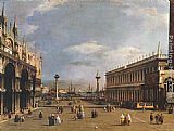 Canaletto Famous Paintings - The Piazzetta